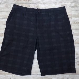 HANG Ten‎ Hybrid Style Shorts Walking Board Shorts Gray Black Plaid